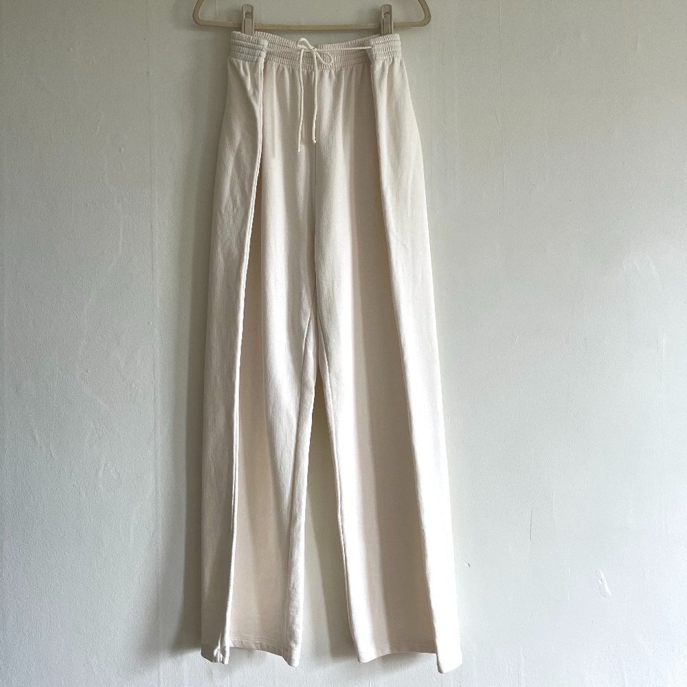 MM6 Maison Margiela Cream Sweatpants